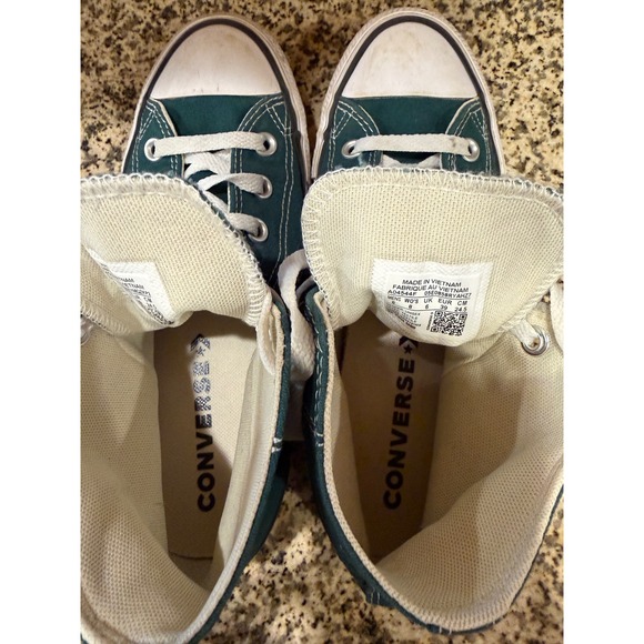 Converse Chuck Taylor All Star High Top Forest Green Sneakers A04544F Men 6 W- 8 - Picture 7 of 8